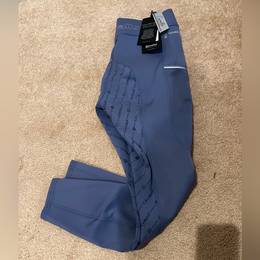 SOLDCavallo Riding Tights NWT Full Seat Us 32 - Twilight Blue